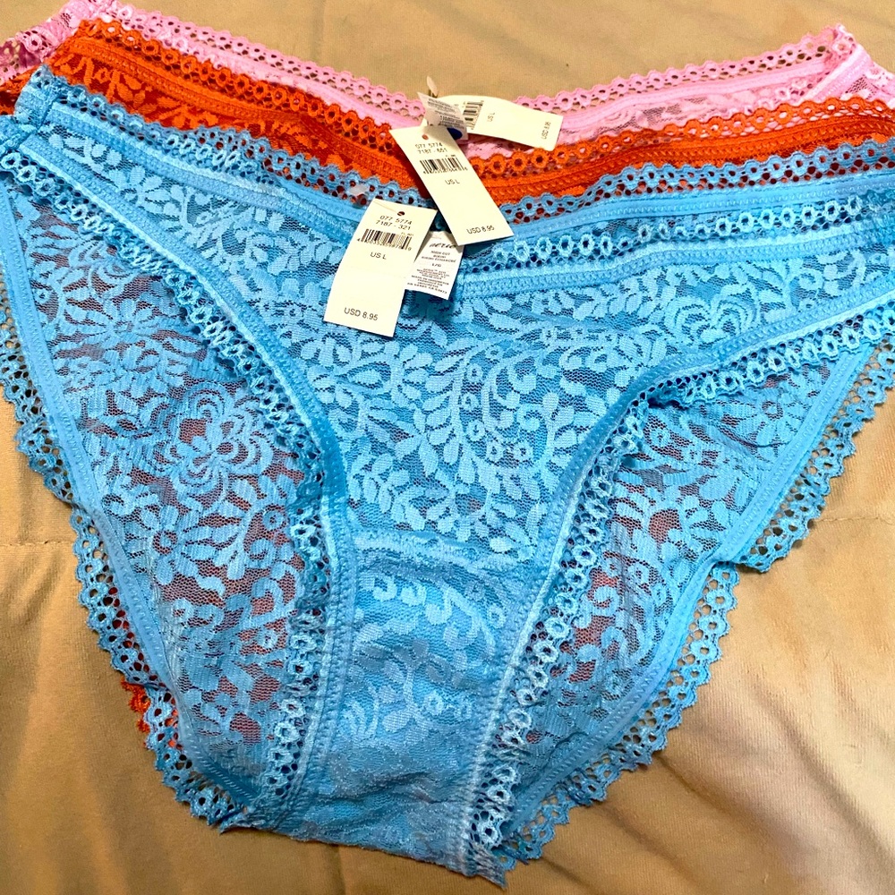 NWT lace high cut aerie bikini undies